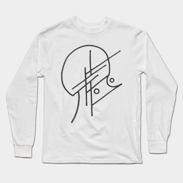 Line Doodle 2 Long Sleeve T-Shirt by Huxley